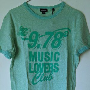 Diesel T-neptune Green Small T-shirt